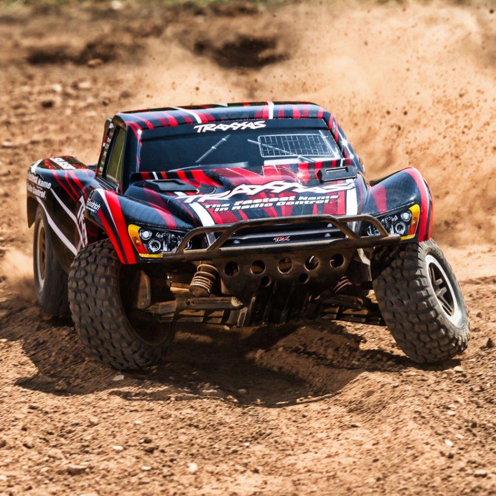 Traxxas Slash 2WD 1/10 RTR TQ Röd EHD Clipless USB - Med Batteri/Laddare - 4