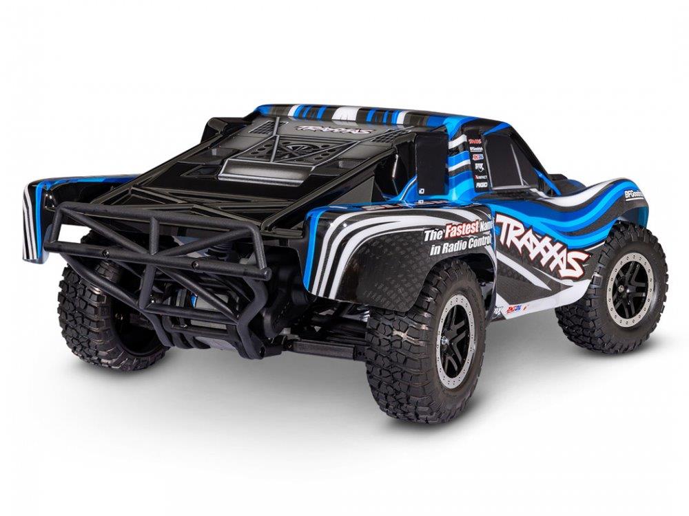 Traxxas Slash 2WD 1/10 RTR TQ Blå EHD Clipless USB - Med Batteri/Laddare - 3