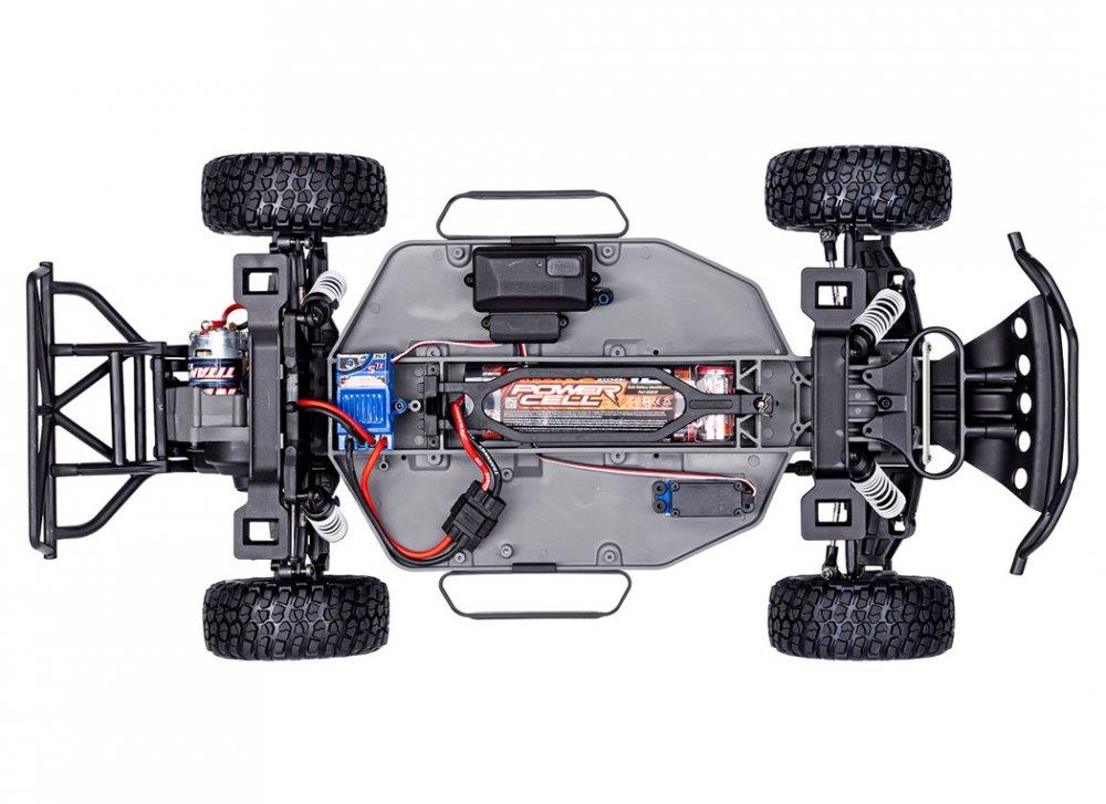 Traxxas Slash 2WD 1/10 RTR TQ Blå EHD Clipless USB - Med Batteri/Laddare - 5
