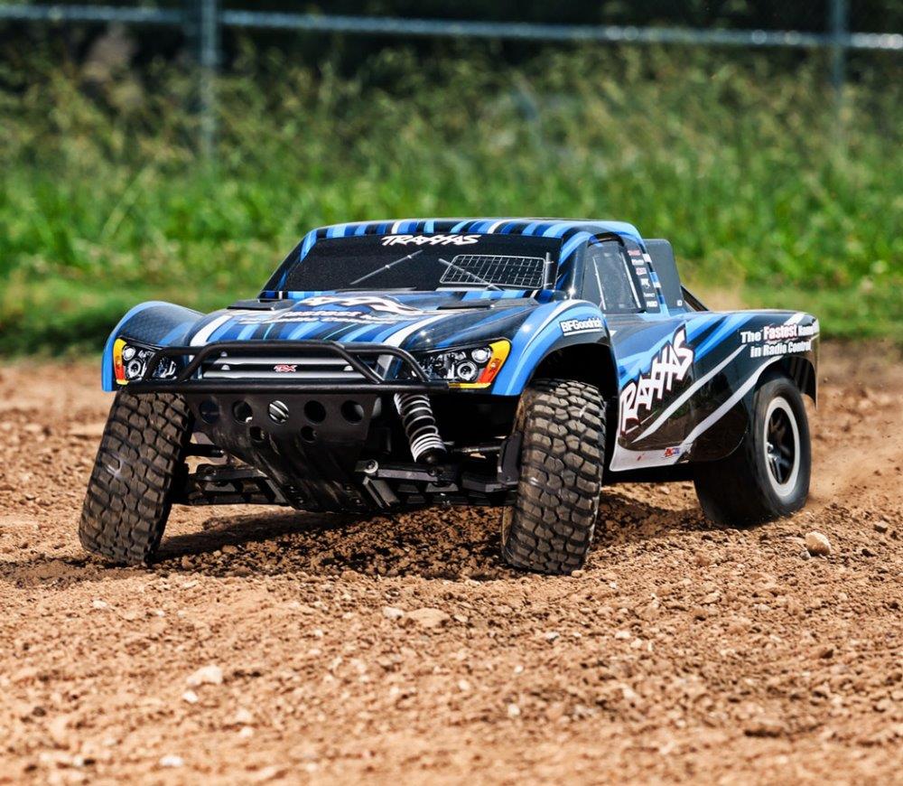 Traxxas Slash 2WD 1/10 RTR TQ Blå EHD Clipless USB - Med Batteri/Laddare - 8