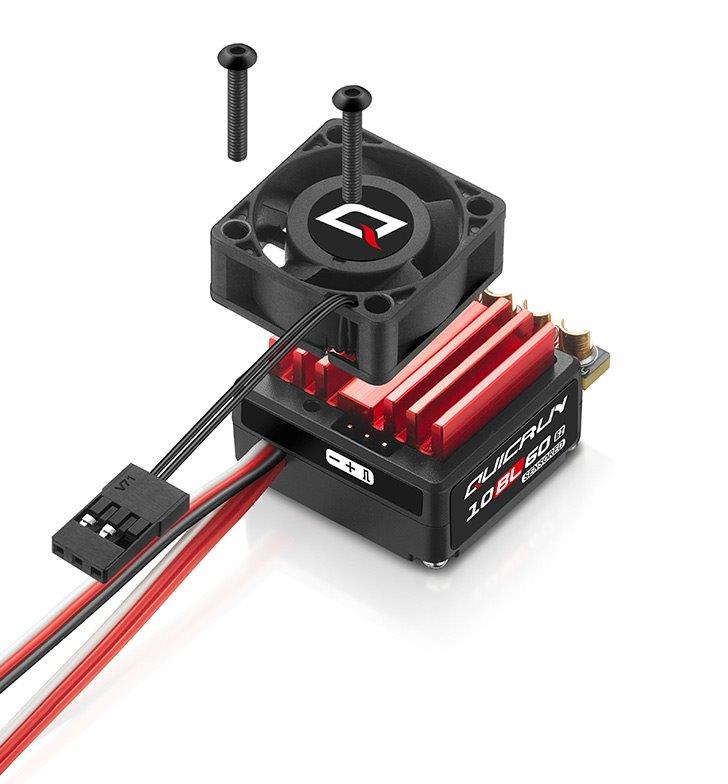 Hobbywing Fartreglage QuicRun 10BL60 G2 Sensorbaserat Bil 1/10 - 4