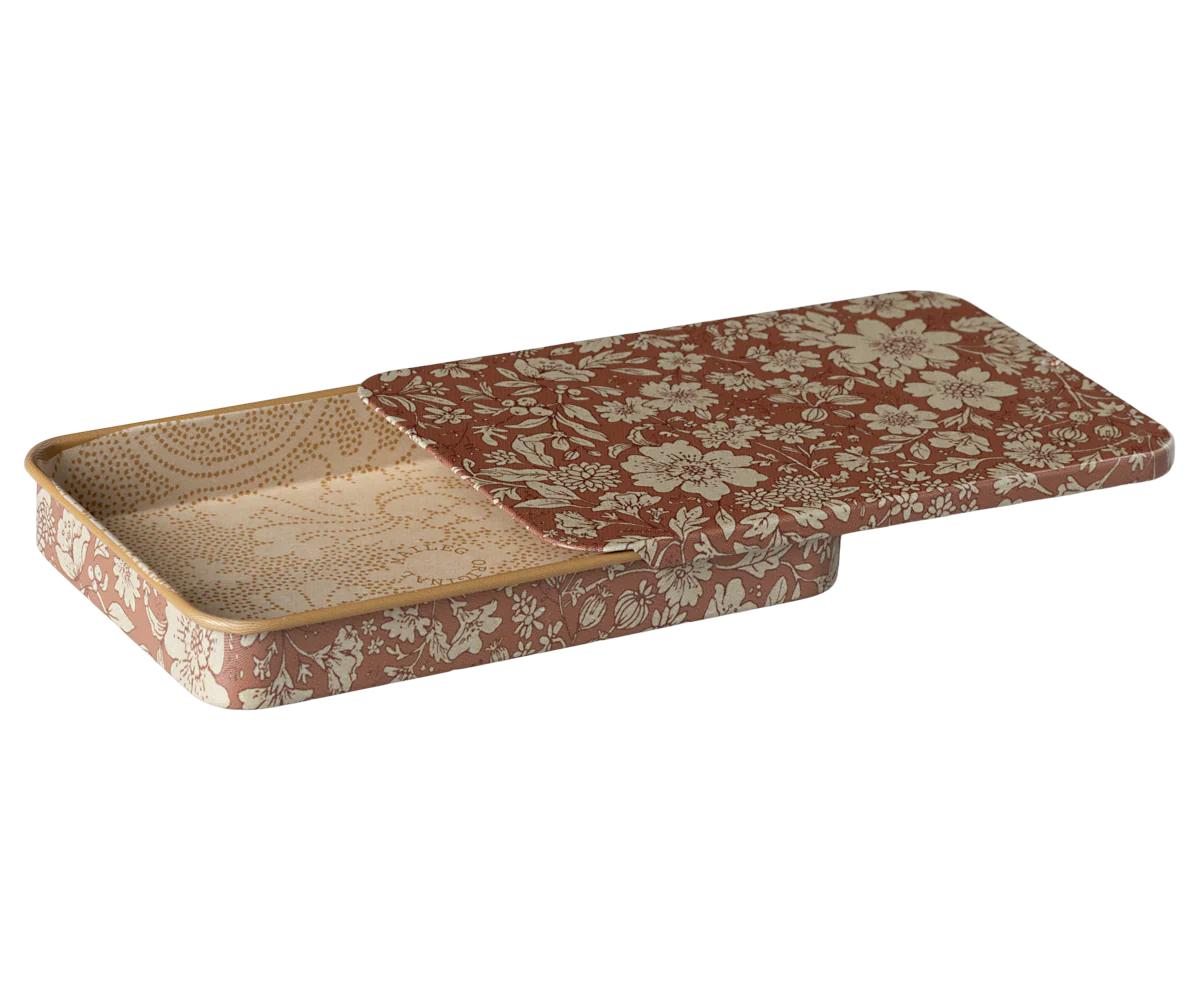 Ask i metall - Blossom Heather - Maileg