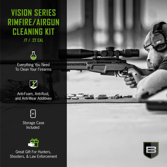 Breakthrough Vision Series Rimfire & Airgun Cleaning Kit - .17 & .22 4
