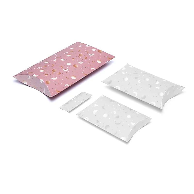 Kuddlåda XL rosa måne och stjärnor - 2
