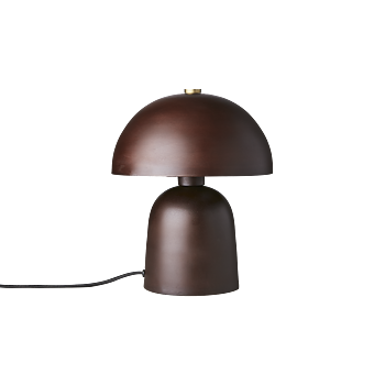 FUNGI Bordslampa Brun S