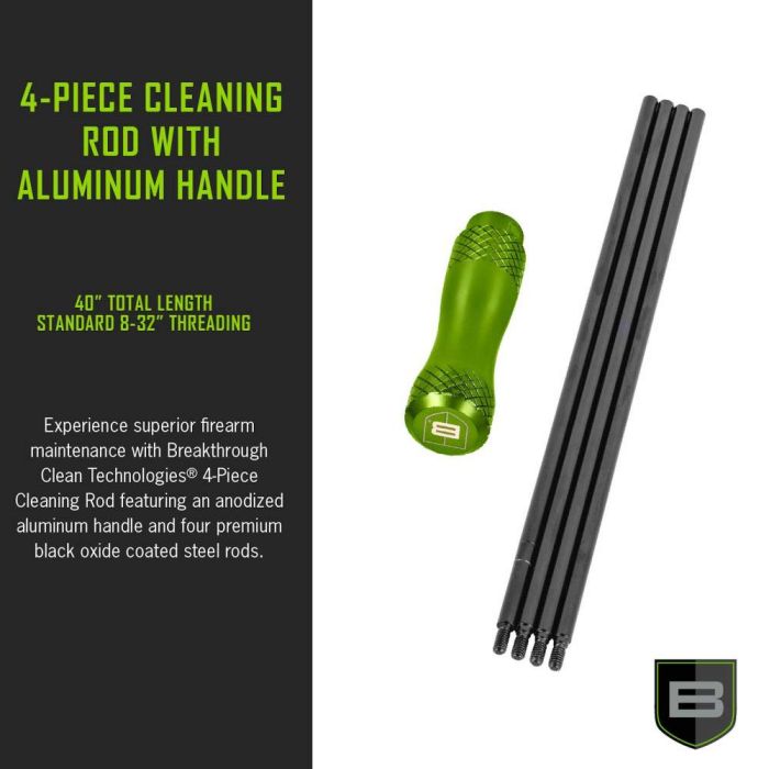 Breakthrough 4-Piece Cleaning Rod with Aluminum Handle - 3