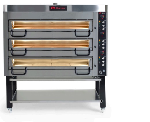Pizzaugn B 1820 mm P80 Elektronisk i rostfritt med stativ Mora ovens - 8