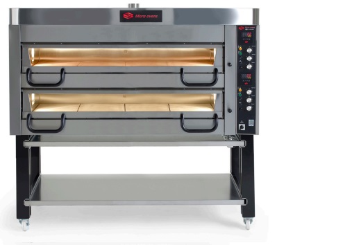 Pizzaugn B 1820 mm P80 Elektronisk i rostfritt med stativ Mora ovens - 7
