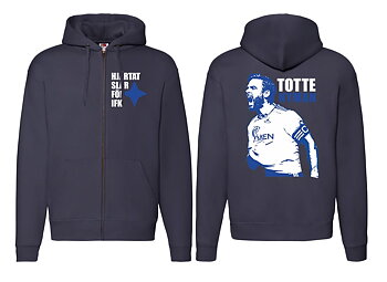 Hjärtat slår för IFK - Hoodie (Med dragkedja)