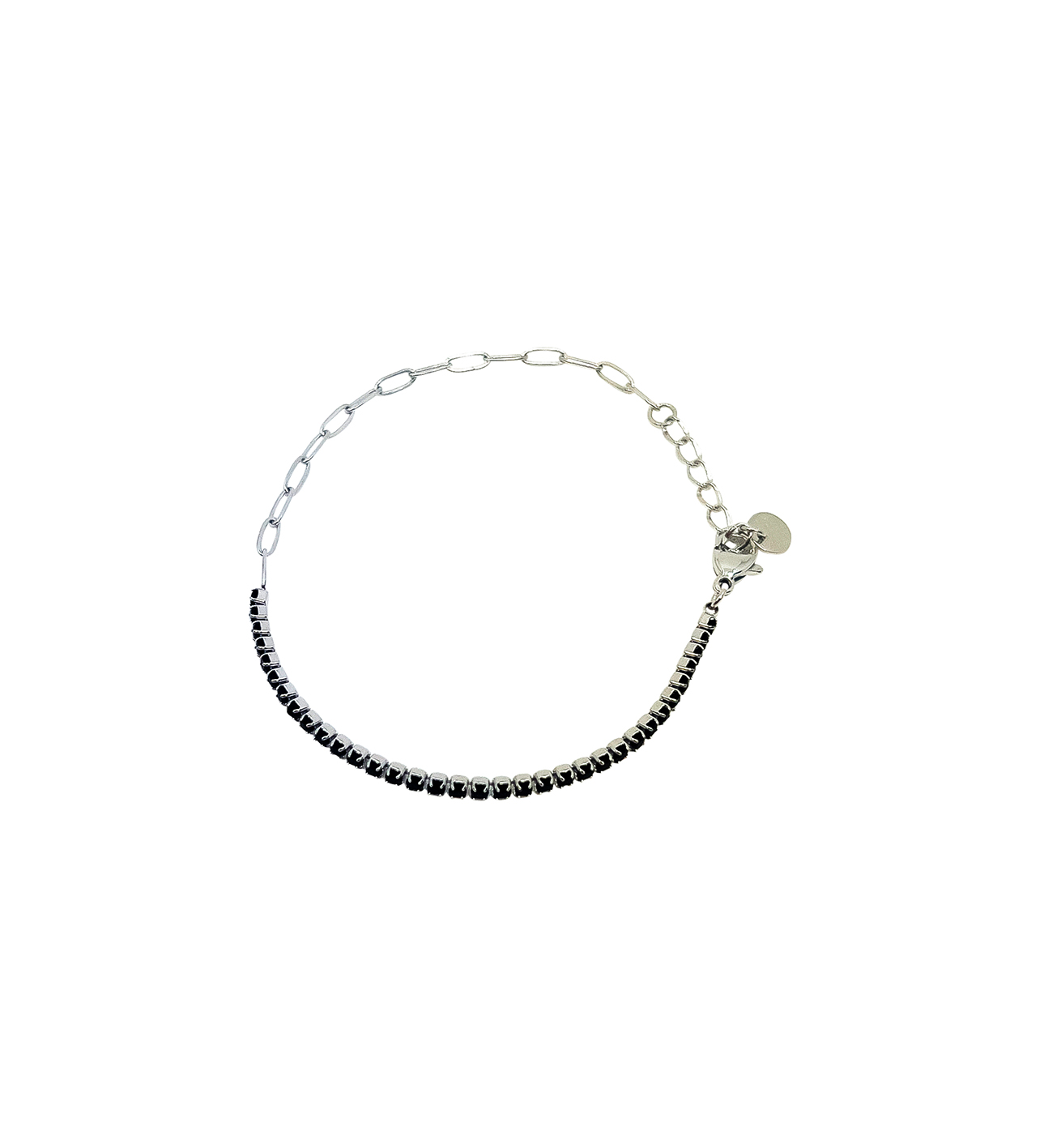 SINGLA BRACELET BLACK SILVER