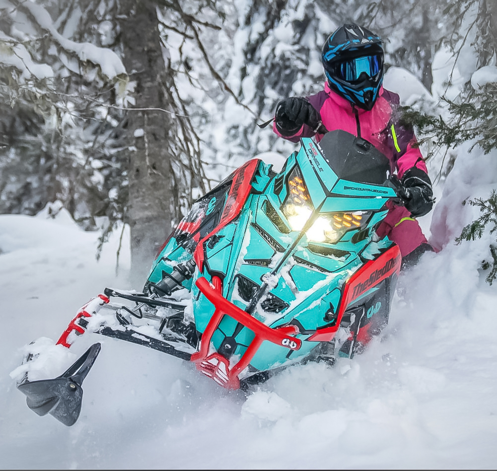 Backwoods BMP Frontbåge Polaris Matryx (Passar NA & Boost) - Indy Röd - 3