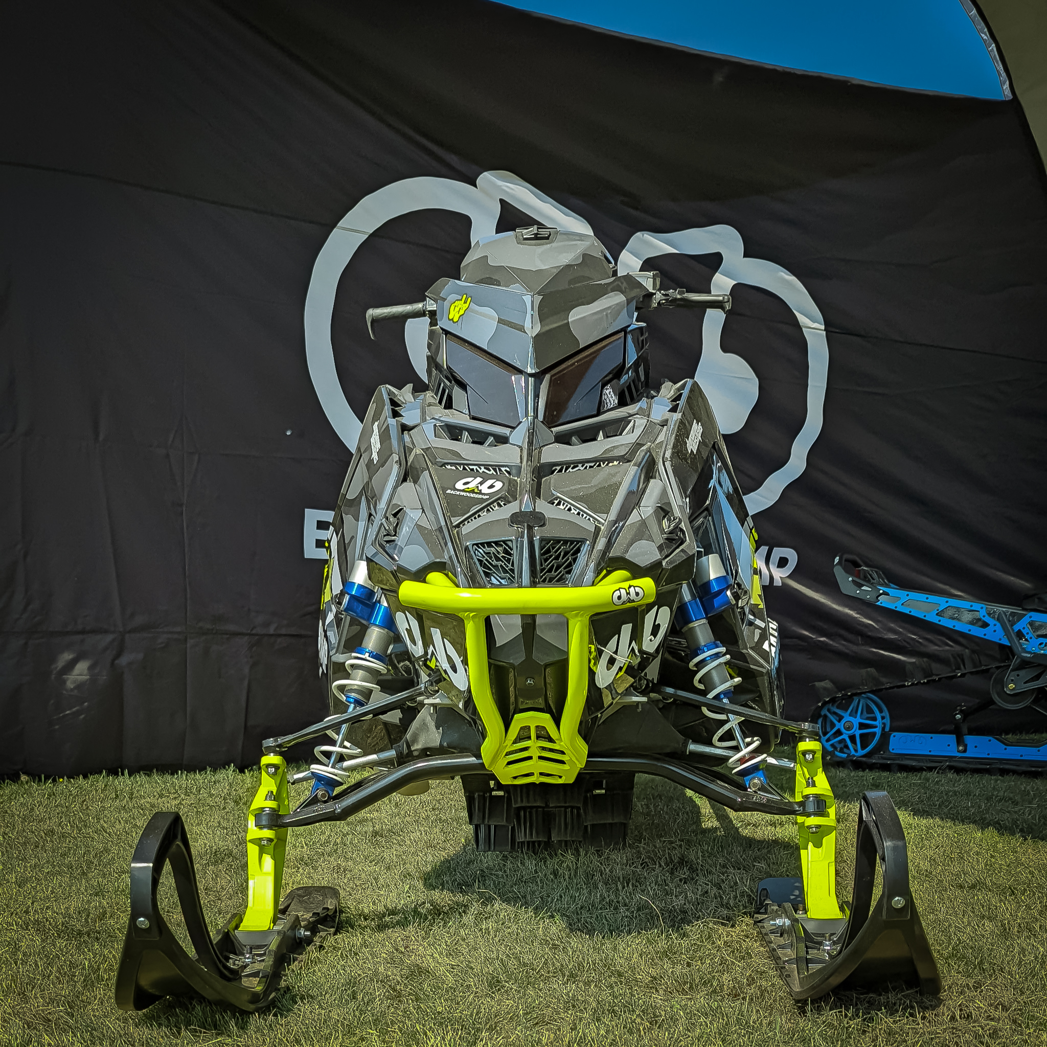 Backwoods BMP Frontbåge Polaris Matryx (Passar NA & Boost) - Lime Squeeze - 3
