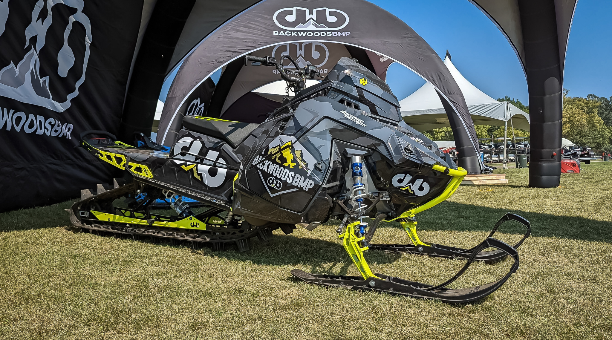Backwoods BMP Bakbåge Polaris Matryx Khaos SLASH 155" 2022-2024 - Vit - 5