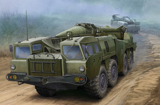 1/35 Soviet (9P117M1) Launcher with R17 Rocket of 9K72 Missile Complex Elbrus