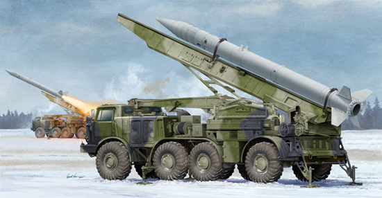 1/35 Russian 9P113 TEL w/9M21 Rocket of 9K52 Luna-M Short-range artillery rocket system(FROG-7)