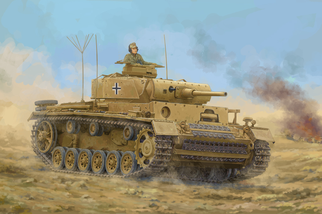 1/16 Pz.Bef.Wg.Fahrgestell Pz.Kpfw.III. Ausf.J