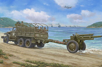 1/35 USA CCKW-352 Machine Gun Turret Version with M2A1 105MM Howitzer