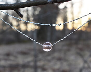 ELVES MIST - necklace in pink 