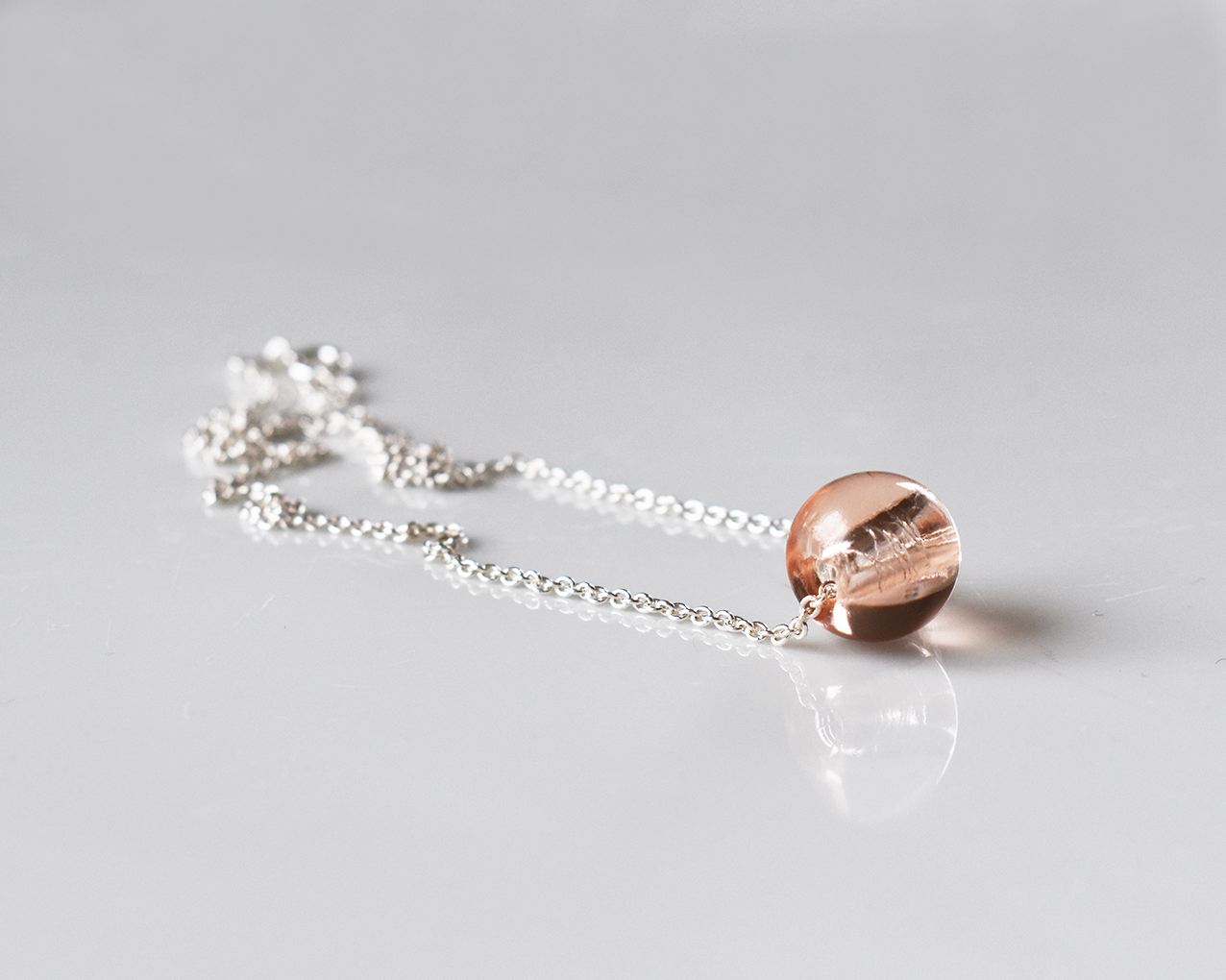 ELVES MIST - necklace in pink  - 2