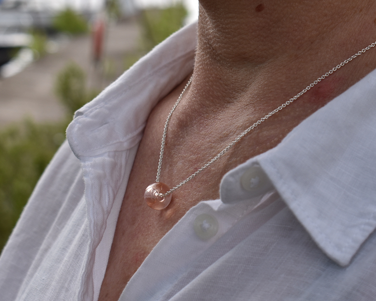 ELVES MIST - necklace in pink  - 3