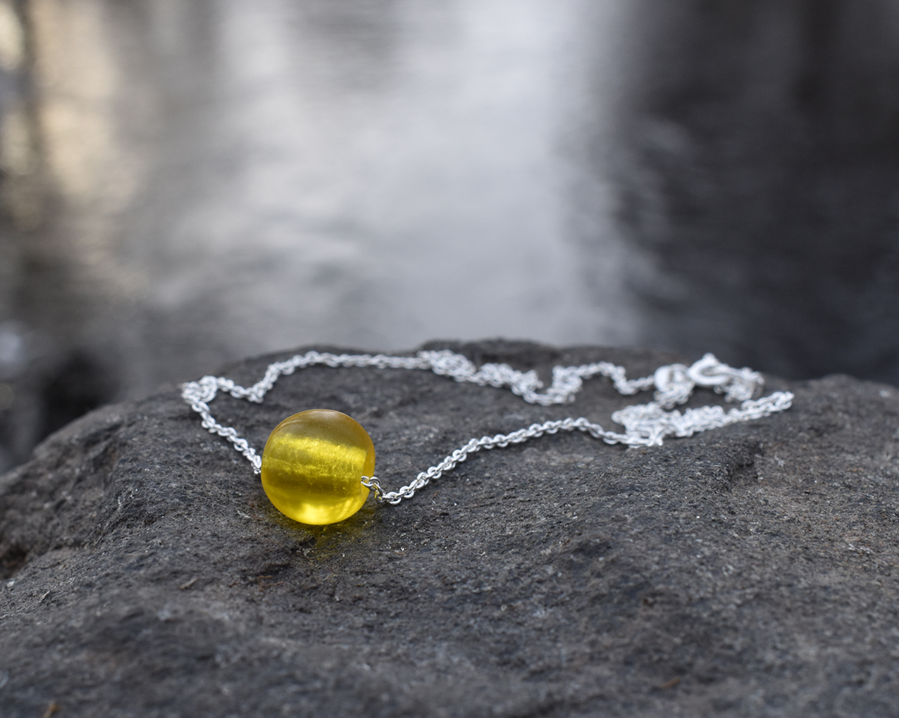 ELVES HONEY - necklace in yellow  - 2