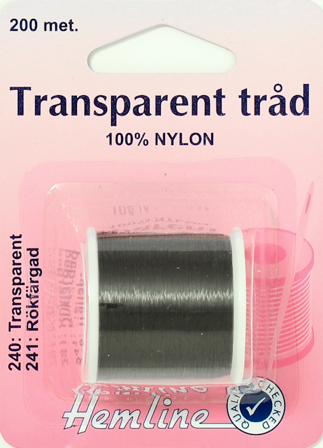 Transparant tråd 200m