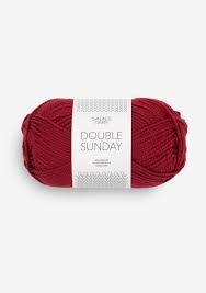 Sandnes Double Sunday 4236 Djup Röd
