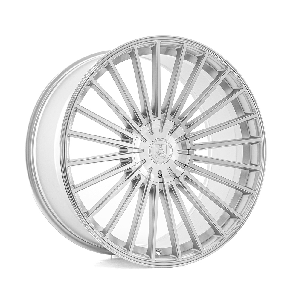 22" AXE WHEELS EX50 - GLOSSY SILVER POLISHED