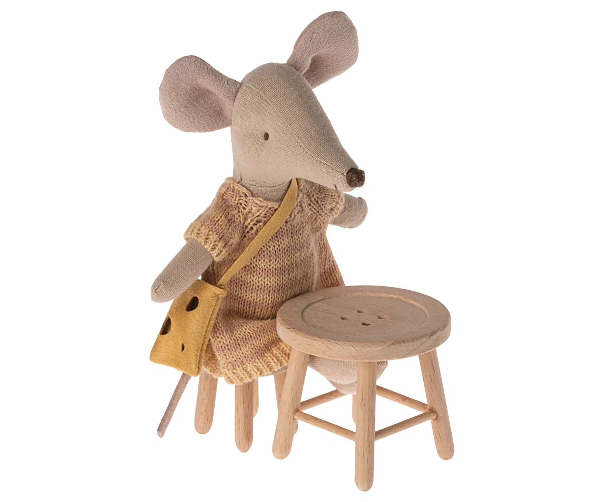 Bord och pall set, Mus - Natur - Maileg - 3