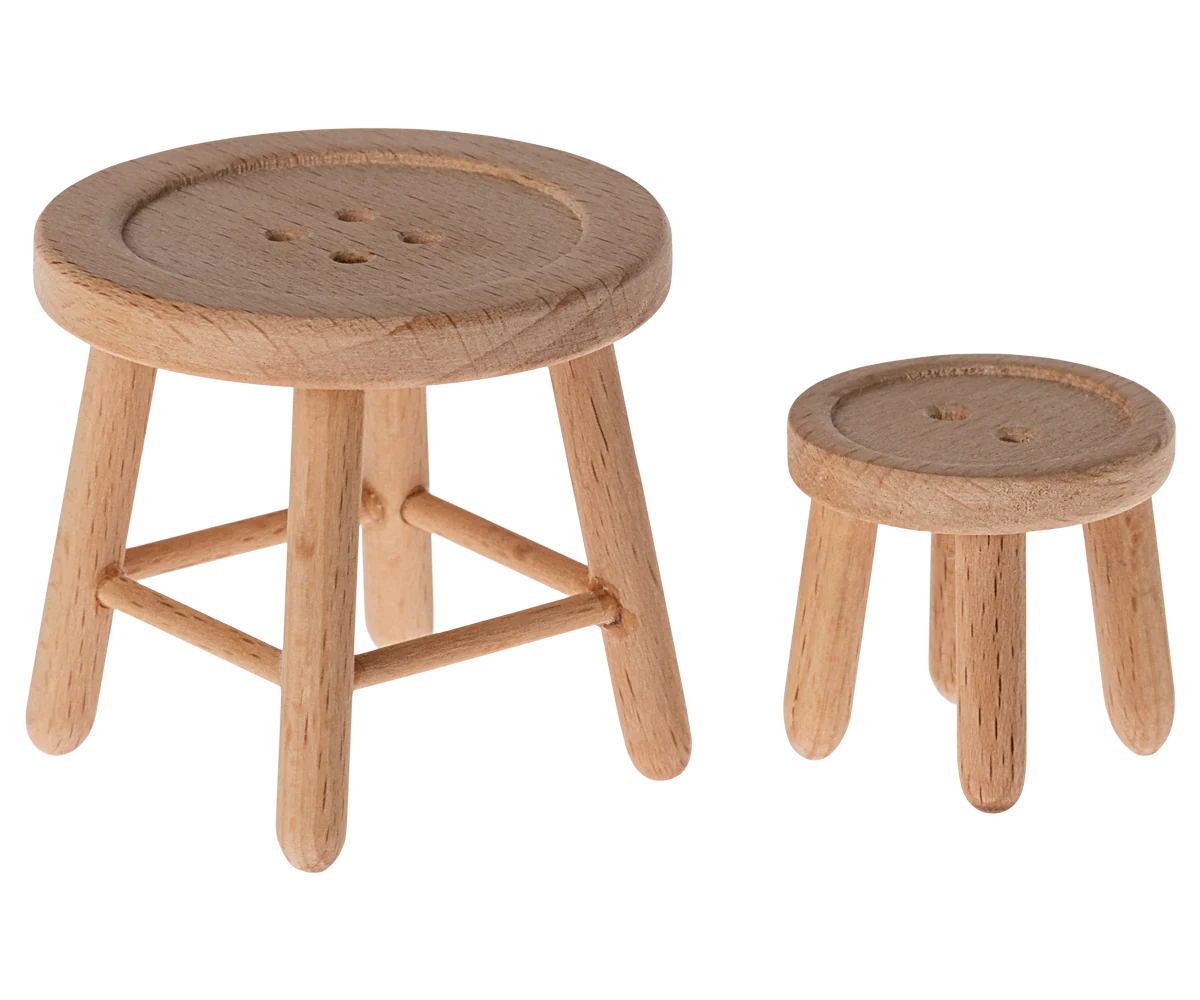 Bord och pall set, Mus - Natur - Maileg