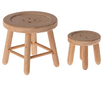 Bord och pall set, Mus - Natur - Maileg
