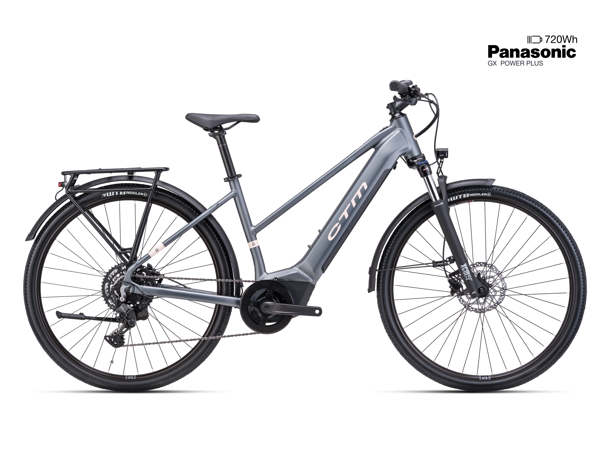 Dam elcykel CTM SENZE GX Lady 720Wh batteri - 2