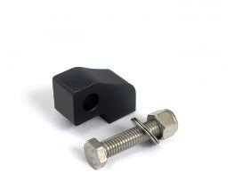 Extended Lamp Bracket Blk. +1"