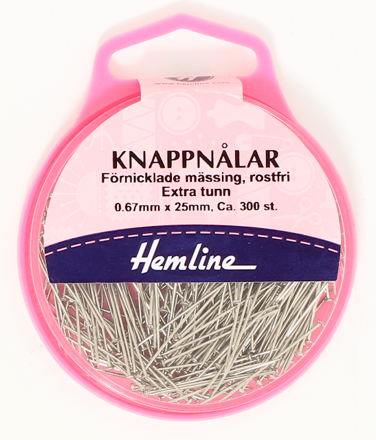 Knappnålar 25mm x 0,67mm