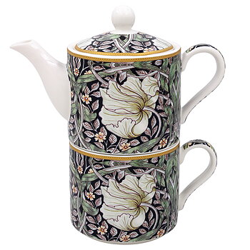 William Morris Pimpernel Midnight  - Tea For One Set