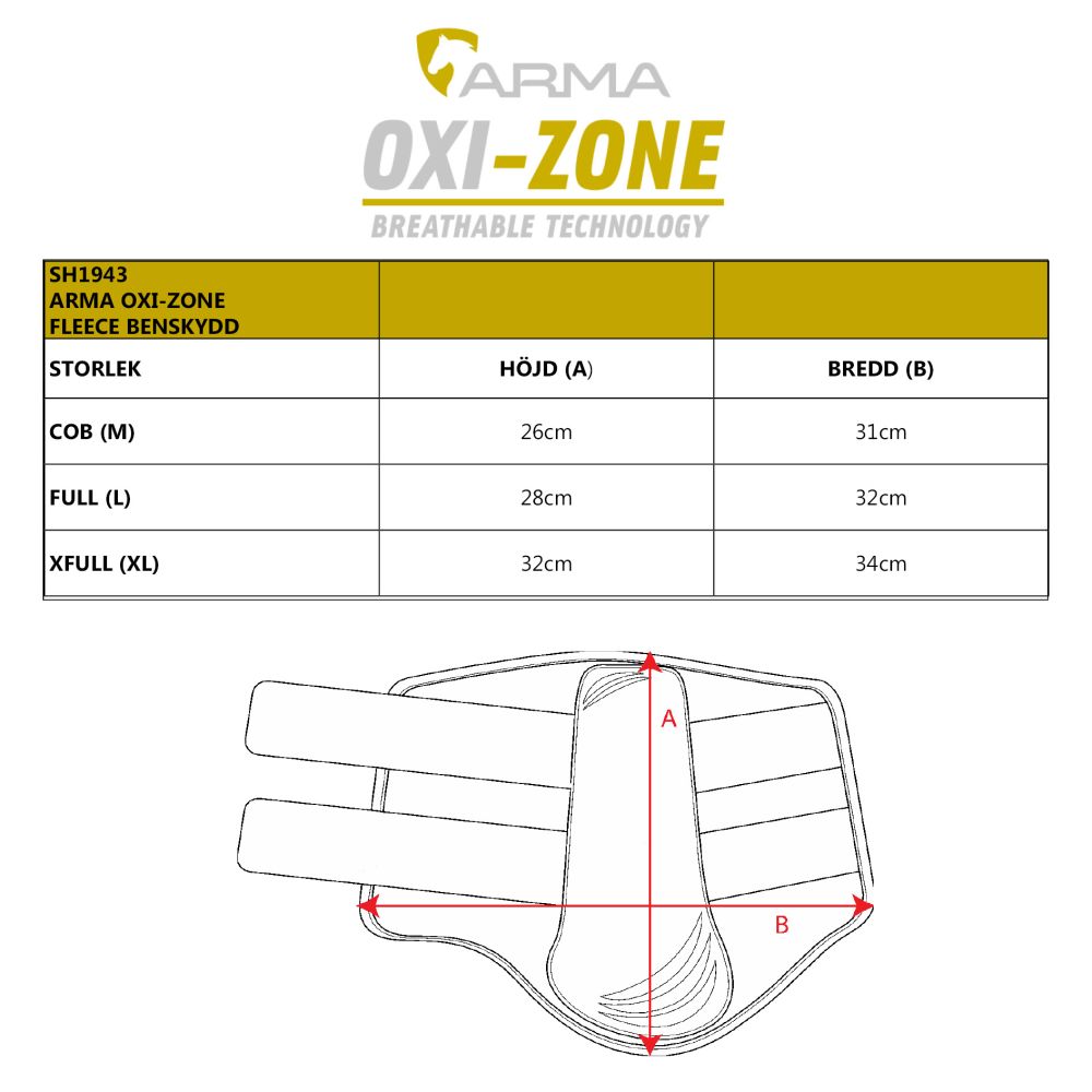ARMA OXI-ZONE SUPAFLEECE BENSKYDD - 2