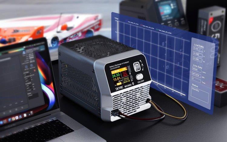 SkyRC BD380 Urladdare 40A & Batteri Analysering - 4