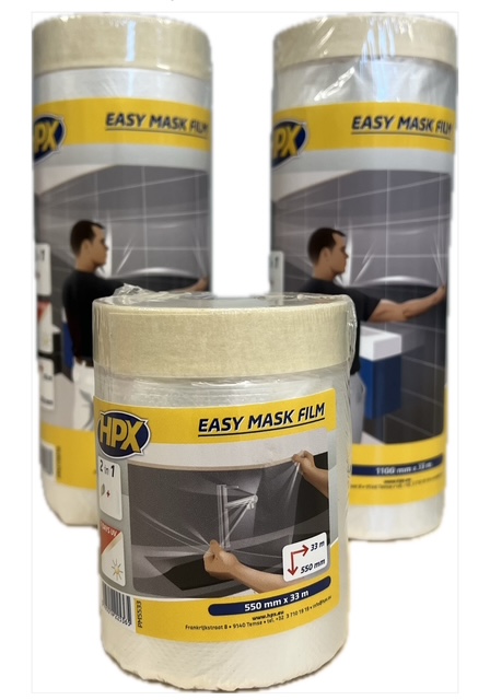 Täckplast /Maskopri HPX, Easy Cover, Olika storlekar 
