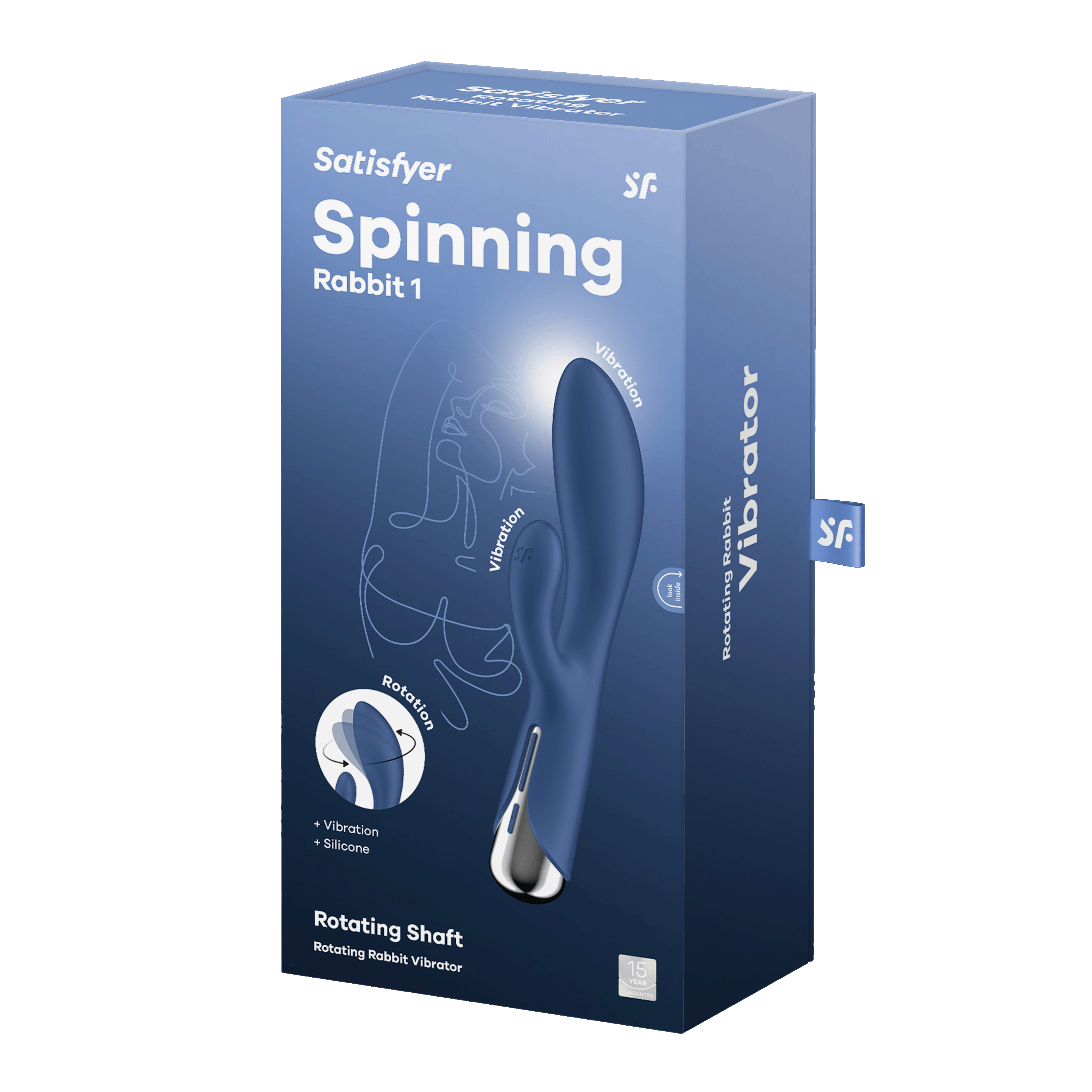 Satisfyer Spinning Rabbit 1 Blue - 7