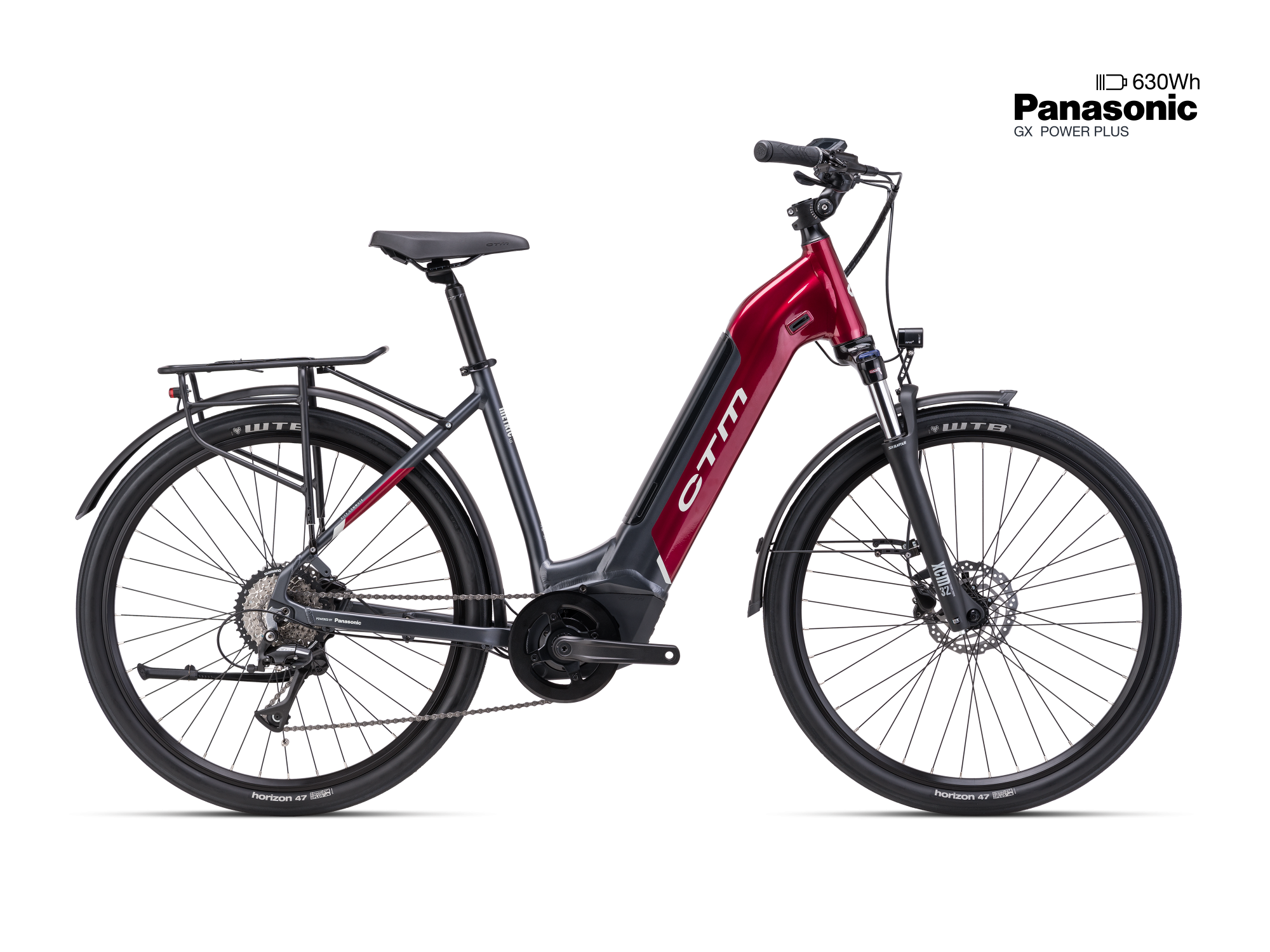 Stads elcykel CTM METRIC GX 1.0 630Wh batteri 27,5"" - 2
