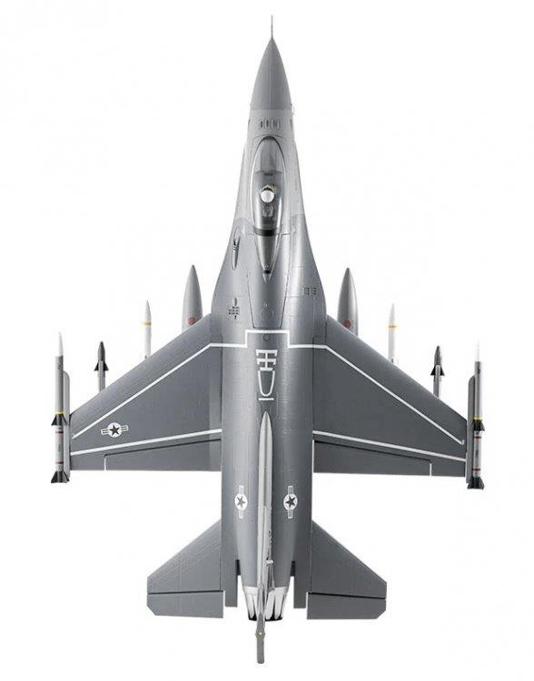FMS F-16 Fighting Falcon 712mm (64mm Fläkt) PNP Grå - 6