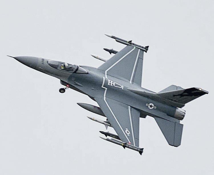 FMS F-16 Fighting Falcon 712mm (64mm Fläkt) PNP Grå - 8