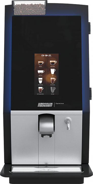 Esprecious 22 -  automat bönkaffe  espresso/bryggkaffe + 2 instantbehållare