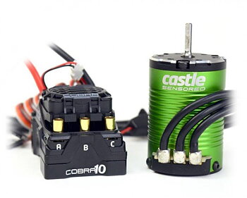 Castle Combo Cobra 10 6S ESC & 1406-5700kV Sensored Motor