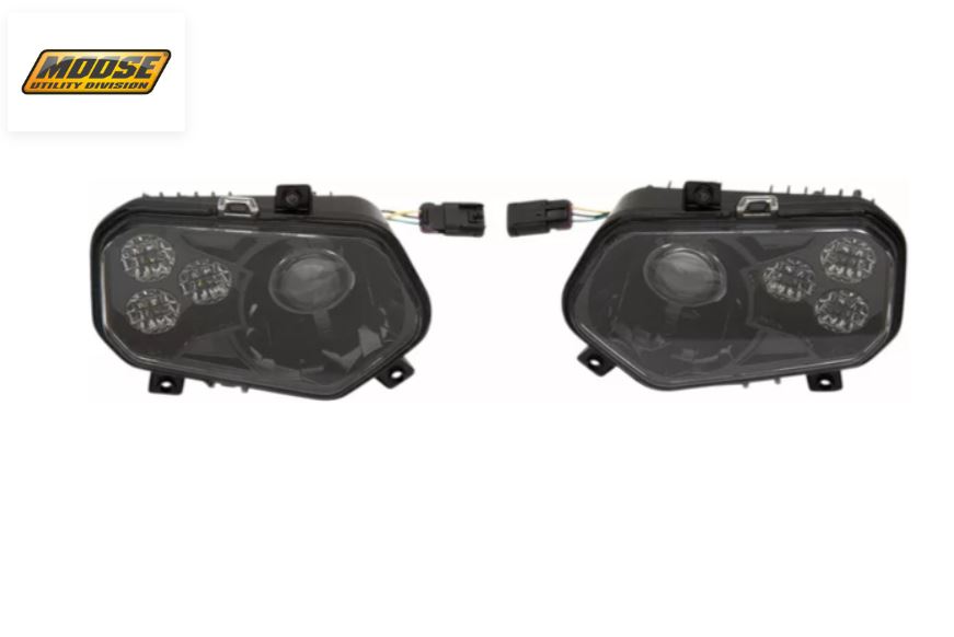 Strålkastare SMOKED LED Polaris 