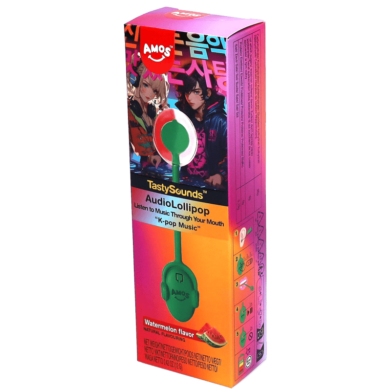 TastySounds Watermelon Audio Lollipop K-Pop (12 g) - Tasty
