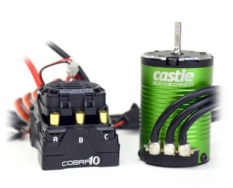 Castle Combo Cobra 10 6S ESC & 1406-7700kV Sensored Motor