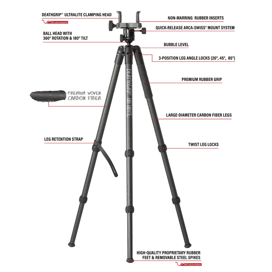 Bog Death Grip Infinite Tripod Carbon - 4