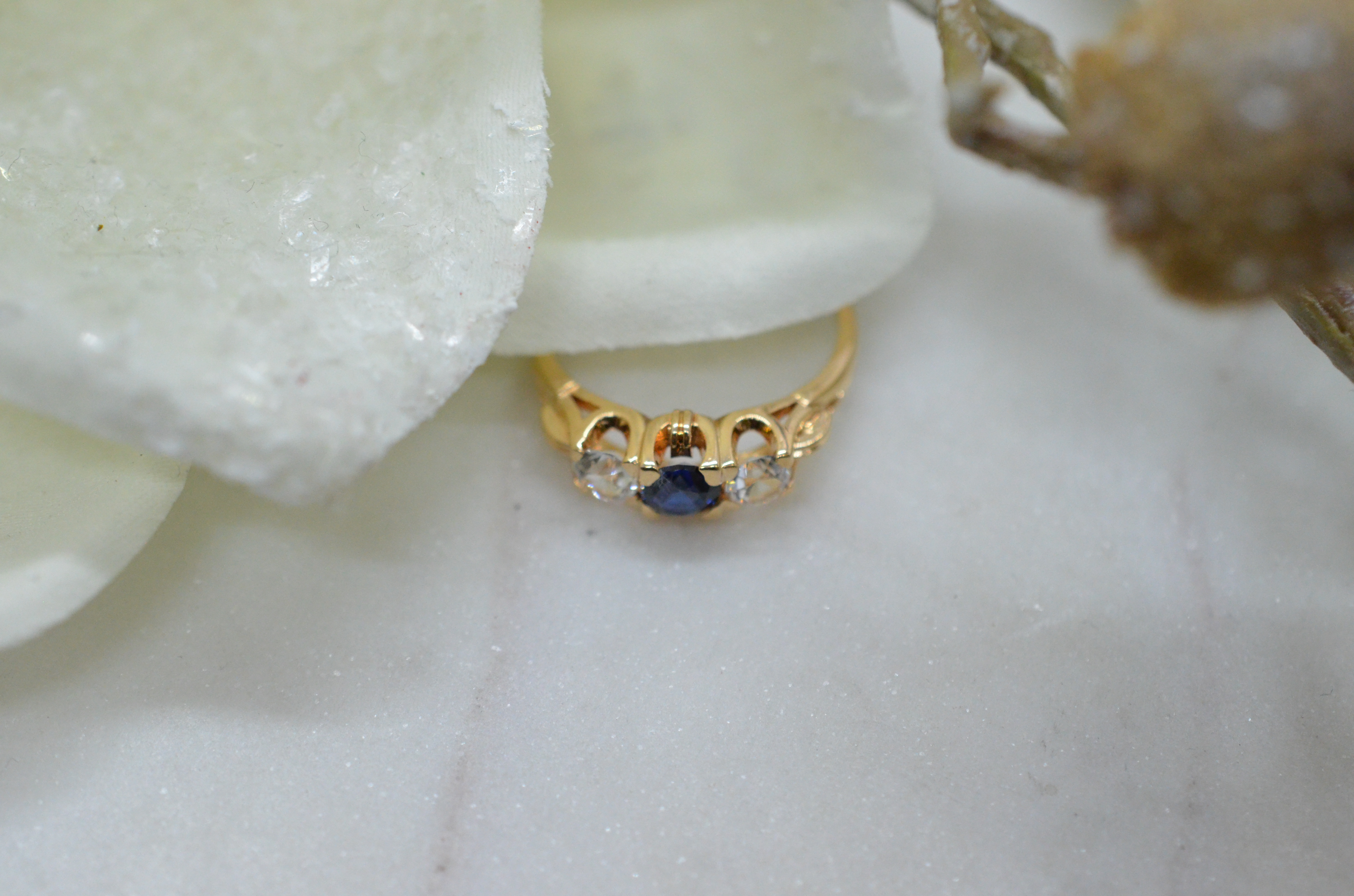 Vintage 18k ring - 2