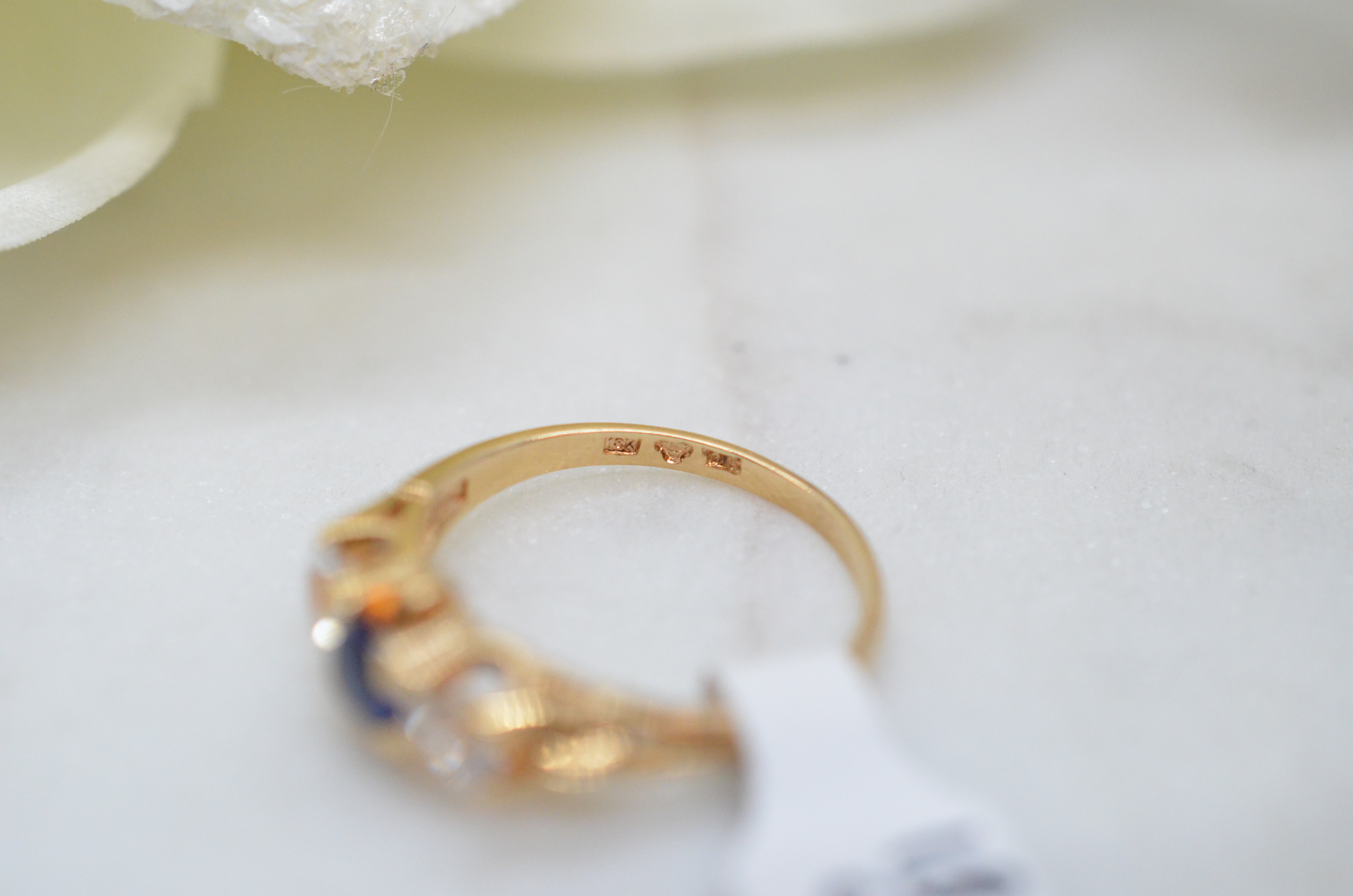 Vintage 18k ring - 3